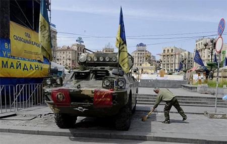 Ucrania cierra la campaña electoral